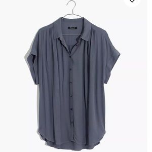 Madewell Central Drapey shirt (blue)